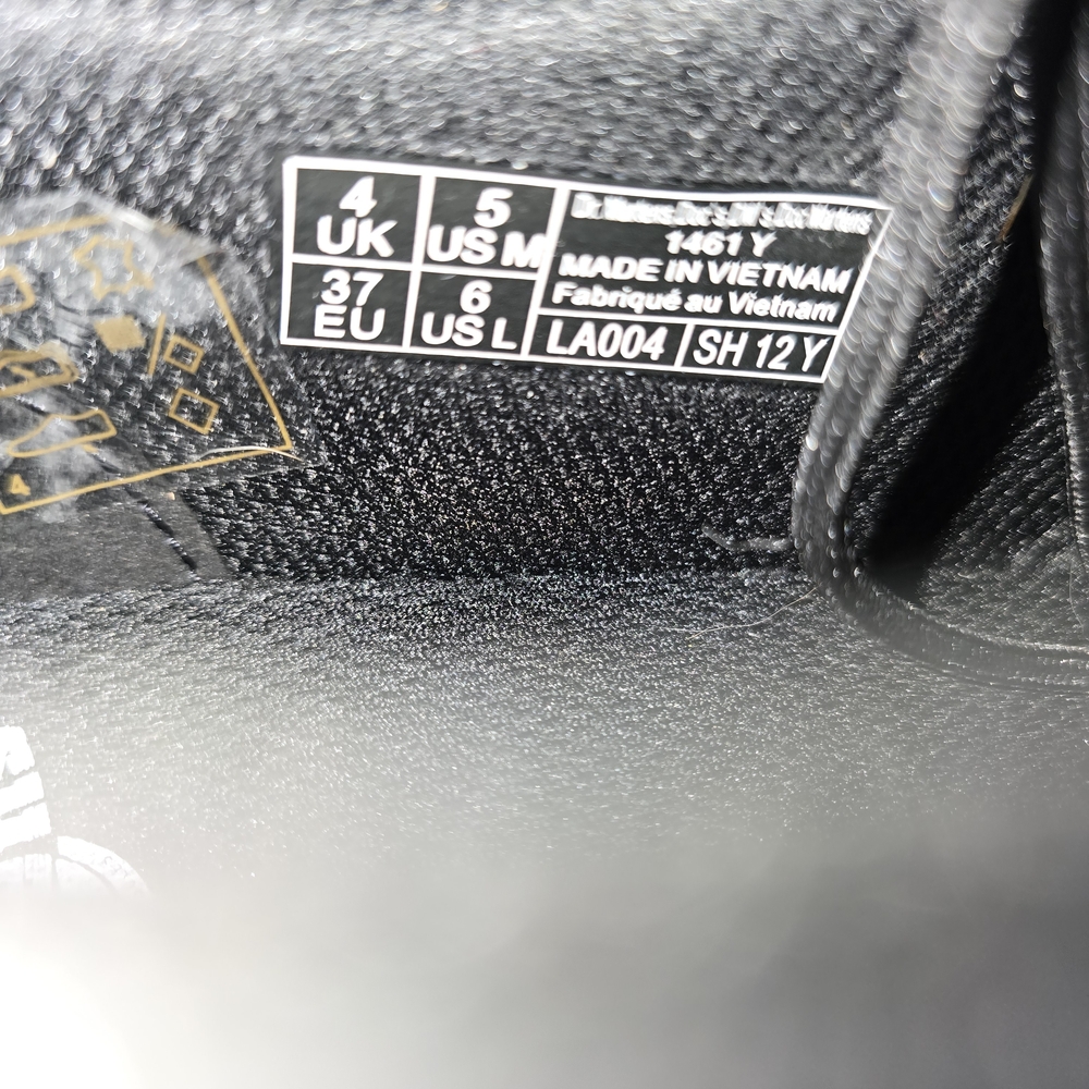 Dr. Martens Black Leather Oxfords - Picture 5 of 6